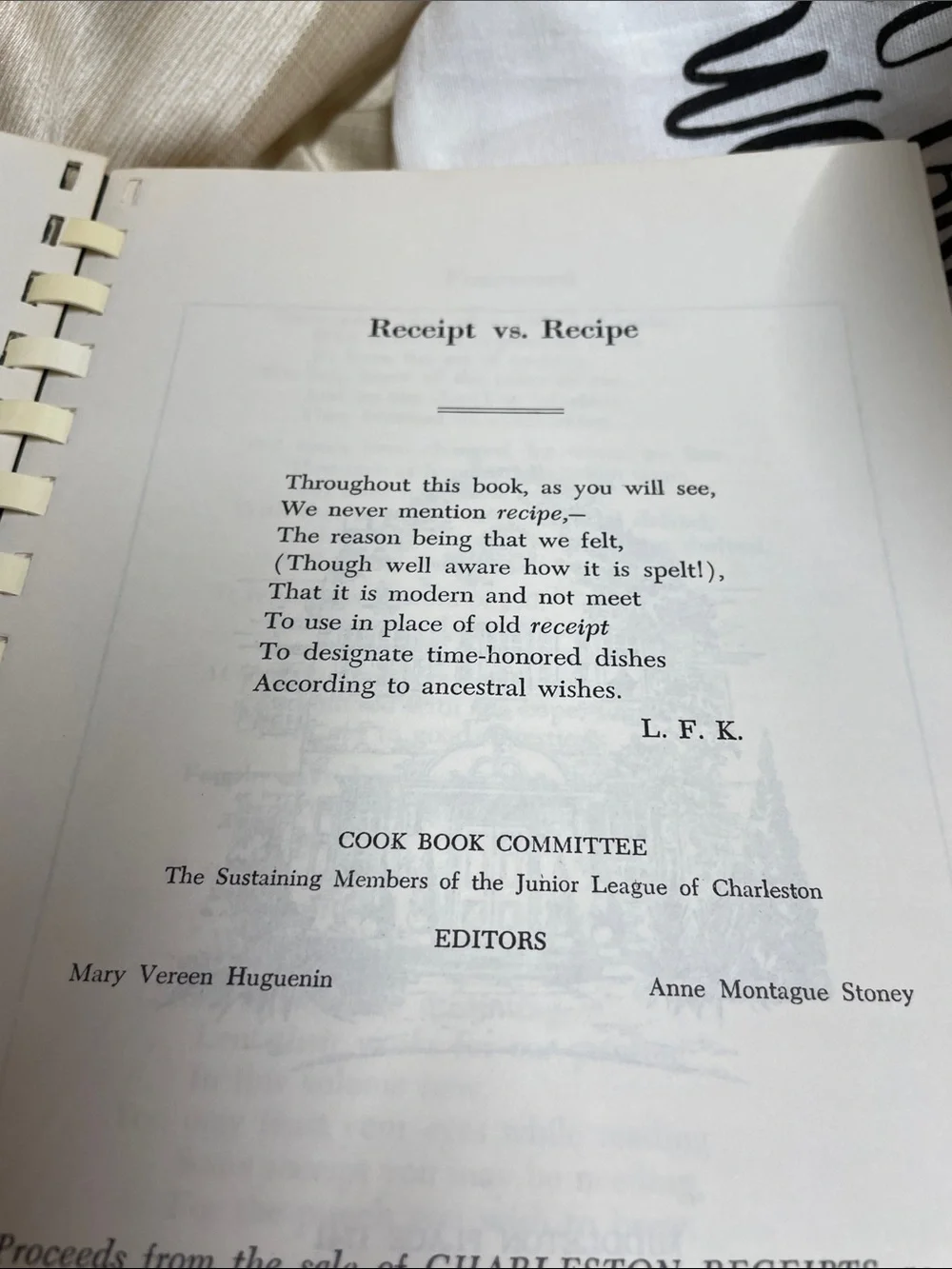 Charleston Receipts Cookbook with Pfaltzgraff Mixing Bowl